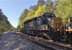 CSX 1701 lays over